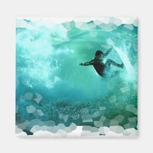 Surfing Wipeout Magnet