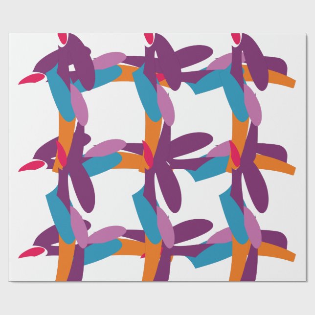 SURFMMER ANGELA SURF BY MASANSER PIXELAT WRAPPING PAPER (Flat)