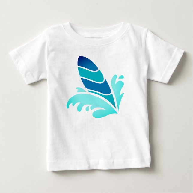 Surf's Up Baby T-Shirt (Front)