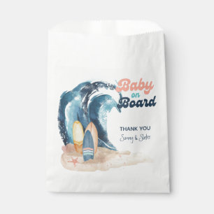 Surf's Up Beach Baby On Board Baby Shower Favour Bags