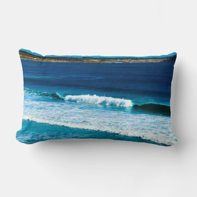 Surfs Up Beach Lumber Cushion (Front)