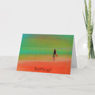 "Surf's up!" Card
