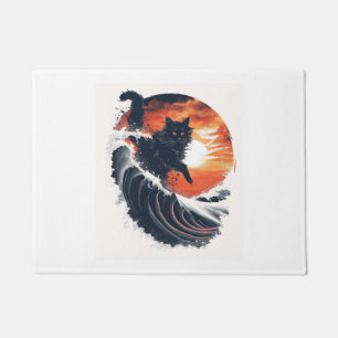 Surf's Up Cat Doormat