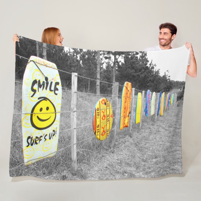 SURF'S UP! FLEECE BLANKET (In Situ)
