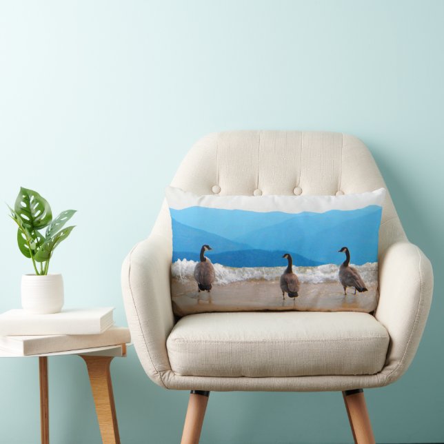 Surf's Up! - Geese Lumbar Cushion (Chair)