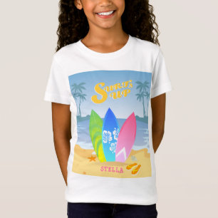 Surf's up Girly Birthday Party T-Shirt