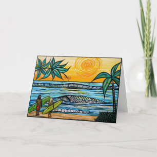 Surf's Up Greeting Card