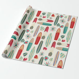 Surfs Up in the 1950's Wrapping Paper