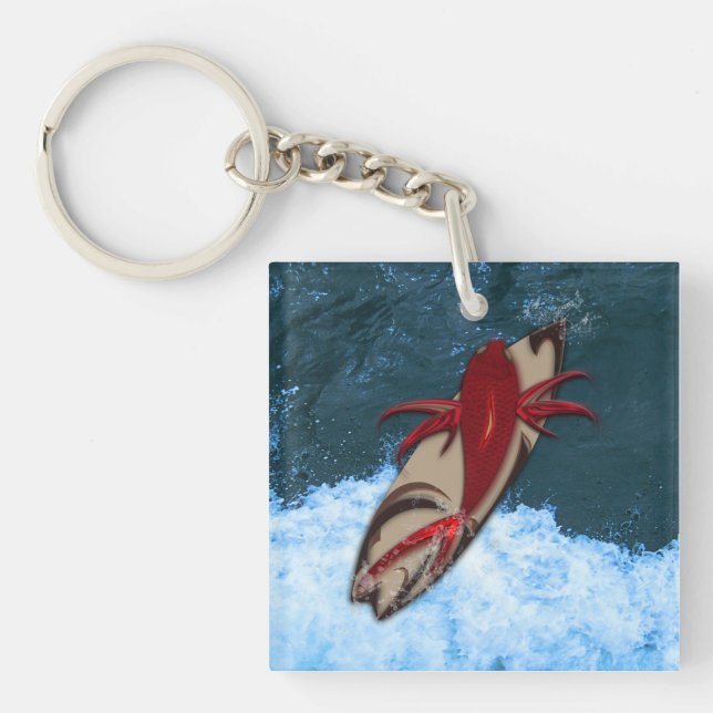 Surf's Up Key Ring (Front)