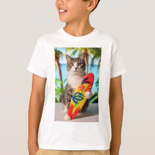 Surf's Up Kitty T-shirt