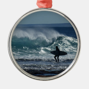 Surfs Up Metal Tree Decoration