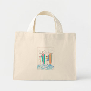 Surfs Up Mini Tote Bage
