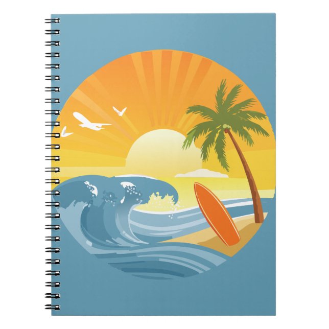 Surf's Up! Notebook (Front)