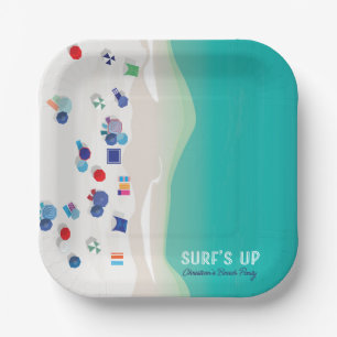 Surf's Up  Paper Plate