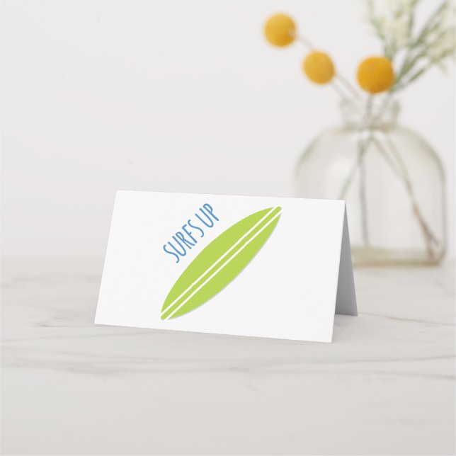 Surfs Up Place Card (Front)