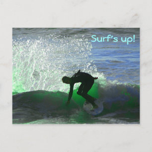 Surf's up! postcard
