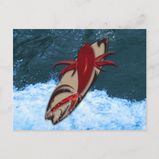 Surf's Up Postcard (Front)