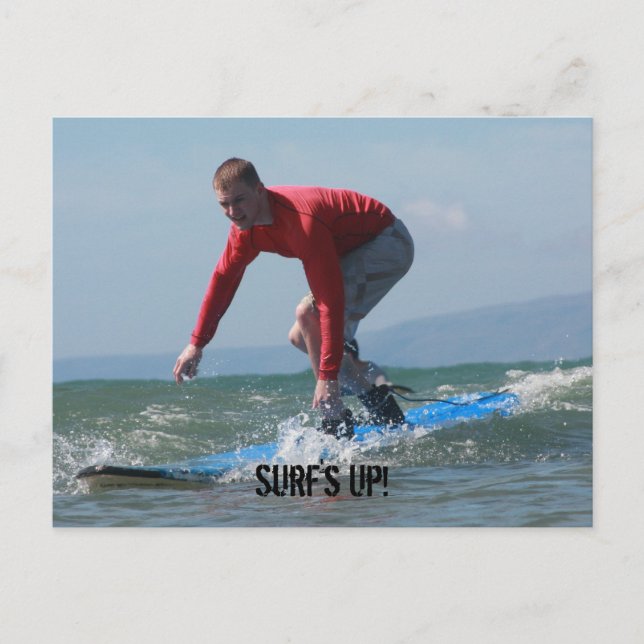 Surf's Up Postcard (Front)