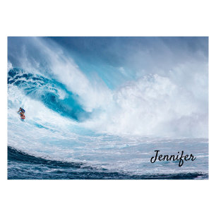 Surfs Up Surfboard DIY Name Home office Post-it Notes