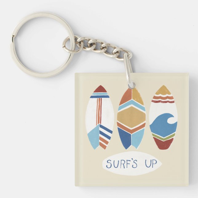 Surf's Up! Surfboards Key Ring (Front)