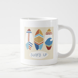 Surf's Up! Surfboards Large Coffee Mug