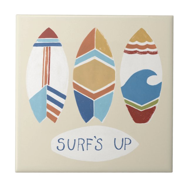 Surf's Up! Surfboards Tile (Front)