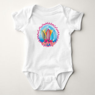 Surf's Up! - Surfer Girl Baby Bodysuit