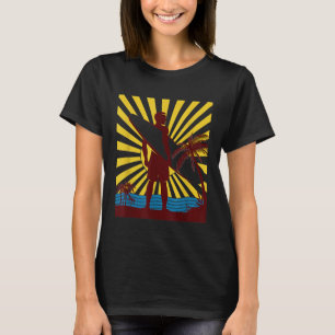 Surfs Up Surfer Sunset Retro T-Shirt