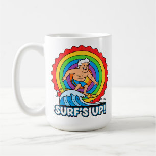 Surf's Up Surfing Coffee Mug