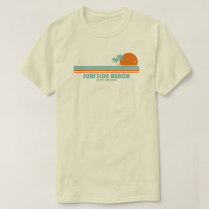 Surfside Beach South Carolina Sun Palm Trees T-Shirt