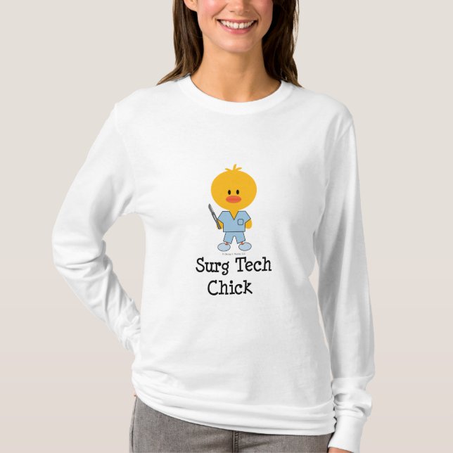 Surg Tech Chick Hoodie
 T-Shirt (Front)
