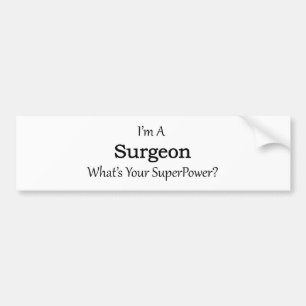 Surgeon Bumper Sticker