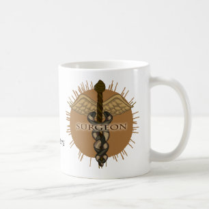 Surgeon caduceus coffee mug