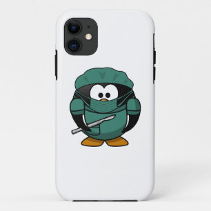 Surgeon Penguin Cartoon Case-Mate iPhone Case