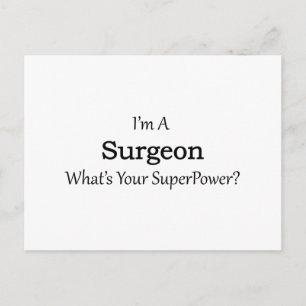 Surgeon Postcard