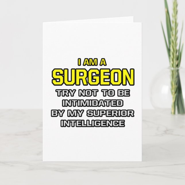 Surgeon...Superior Intelligence Card (Front)