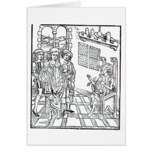 Surgeon visits a man with arrow wounds, from 'Das