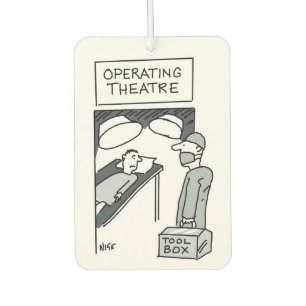 Surgeon with Toolbox Car Air Freshener