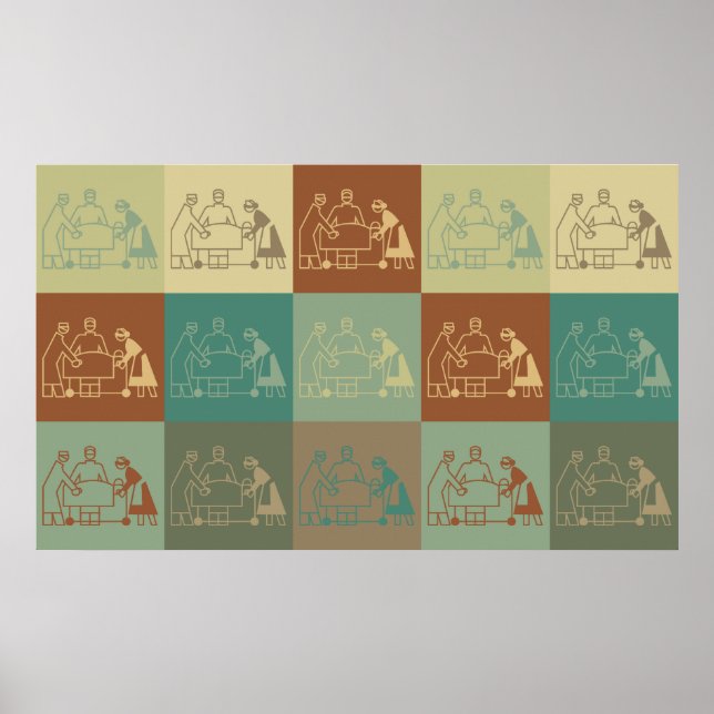 Surgery Pop Art Poster (Front)