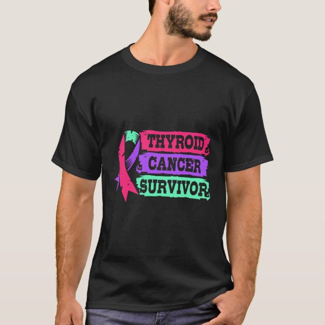 Surgery Recovery For Women Thyroid Cancer Survivor T-Shirt (Front)