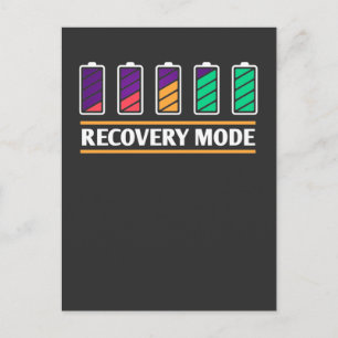 Surgery Recovery Mode Battery Operation Postcard