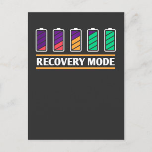 Surgery Recovery Mode Battery Operation Postcard