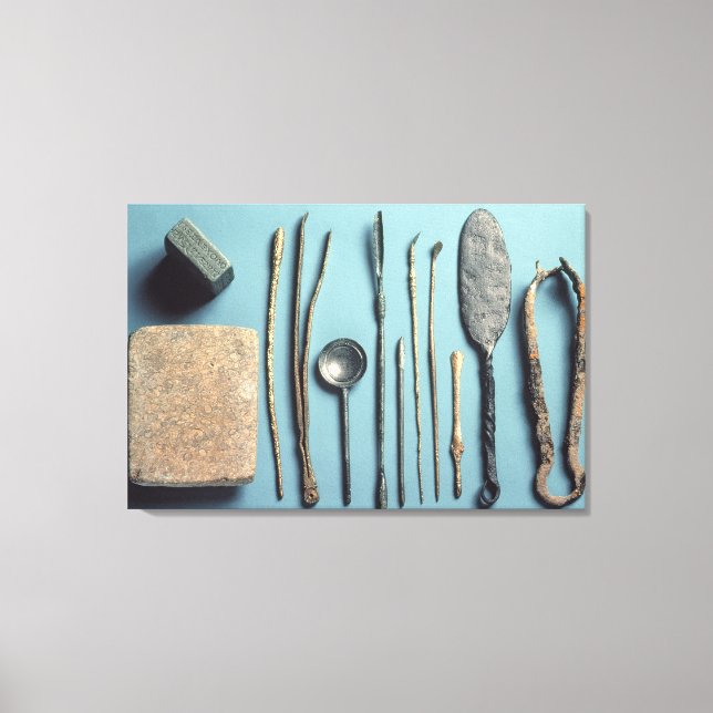 Surgical instruments canvas print (Front)