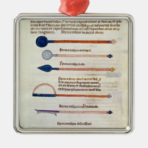 Surgical instruments from a treatise metal tree decoration