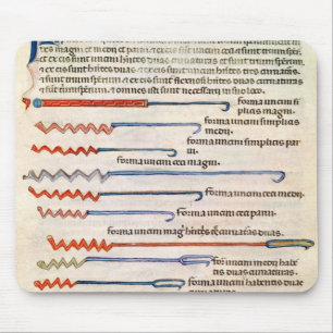 Surgical instruments from a treatise mouse pad