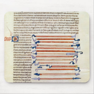 Surgical instruments from a treatise mouse pad