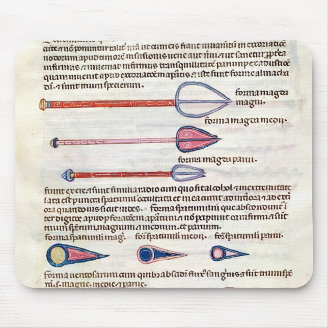Surgical instruments from a treatise mouse pad (Front)