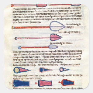 Surgical instruments from a treatise square sticker