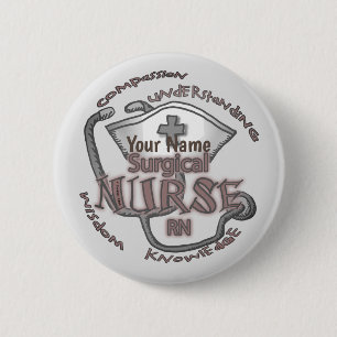 Surgical Nurse Axiom 6 Cm Round Badge