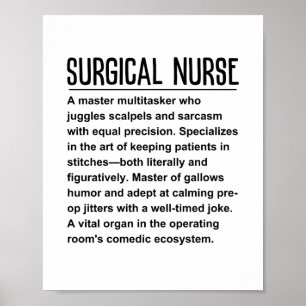 Surgical nurse poster
